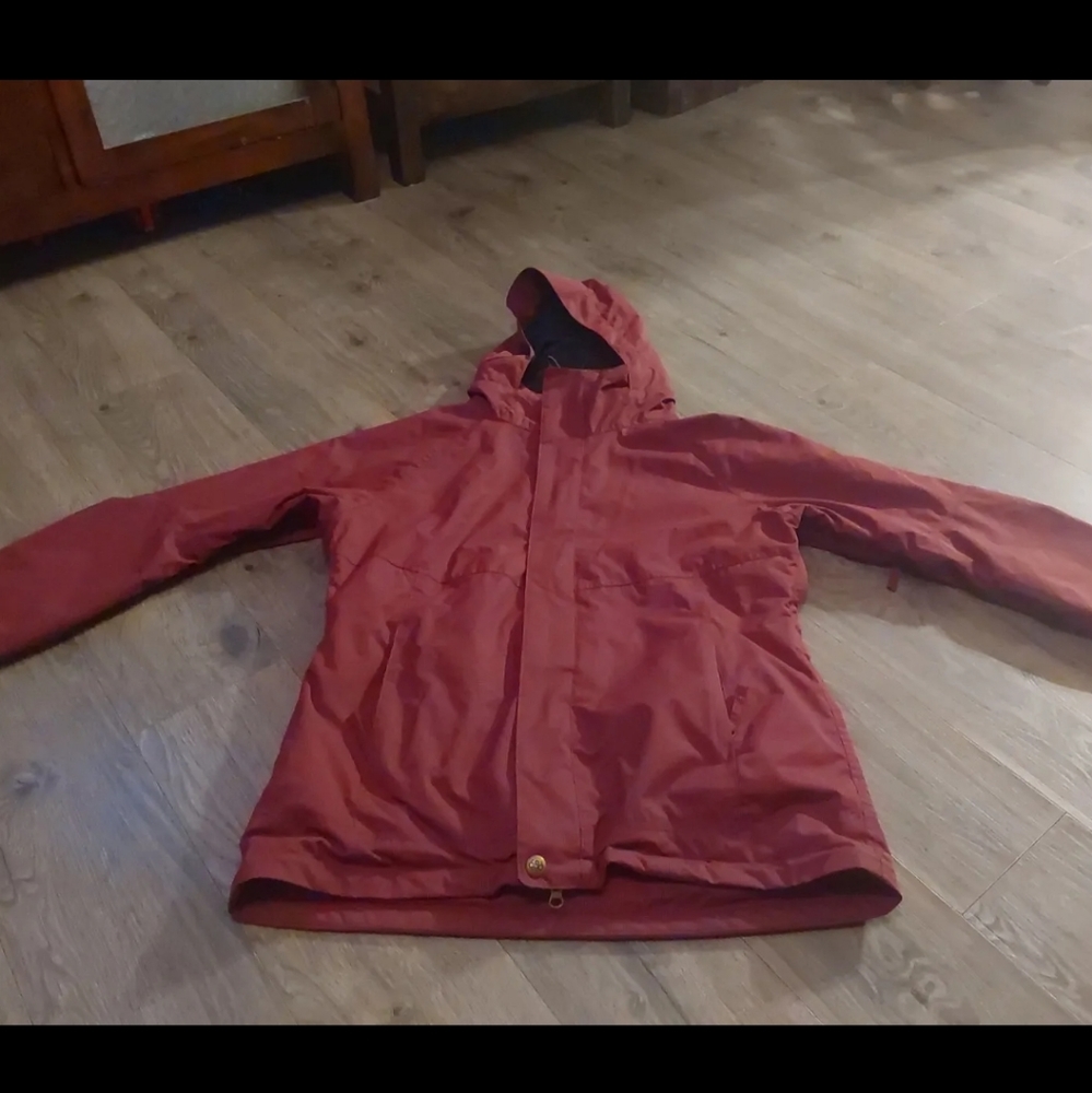 686 smarty catwalk womens winter snowboard jacket wine pincord size large